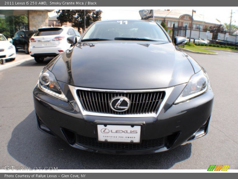 Smoky Granite Mica / Black 2011 Lexus IS 250 AWD