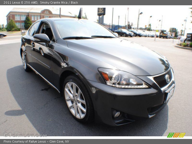 Smoky Granite Mica / Black 2011 Lexus IS 250 AWD