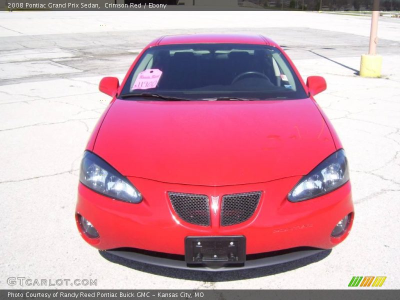 Crimson Red / Ebony 2008 Pontiac Grand Prix Sedan
