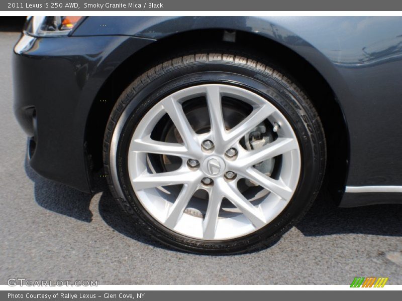 Smoky Granite Mica / Black 2011 Lexus IS 250 AWD