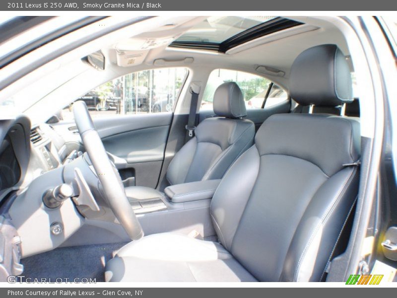 Smoky Granite Mica / Black 2011 Lexus IS 250 AWD