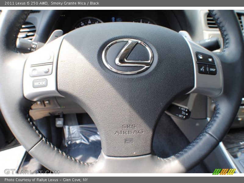 Smoky Granite Mica / Black 2011 Lexus IS 250 AWD