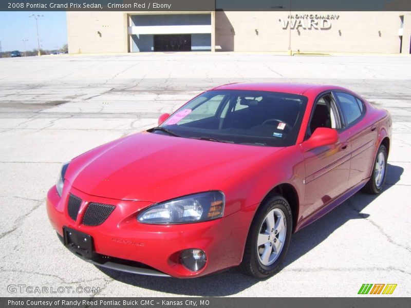 Crimson Red / Ebony 2008 Pontiac Grand Prix Sedan