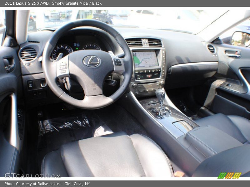 Smoky Granite Mica / Black 2011 Lexus IS 250 AWD