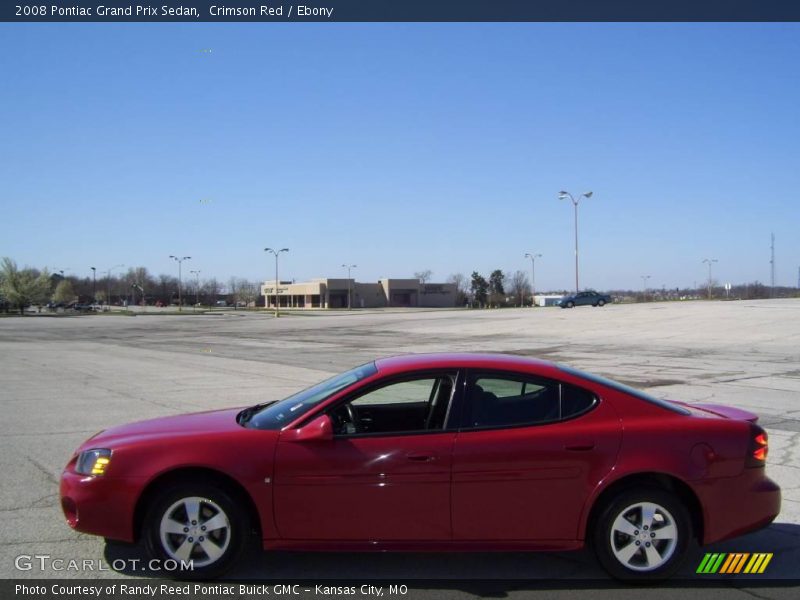 Crimson Red / Ebony 2008 Pontiac Grand Prix Sedan