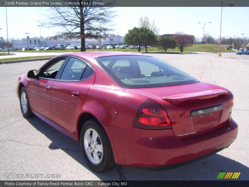 Crimson Red / Ebony 2008 Pontiac Grand Prix Sedan