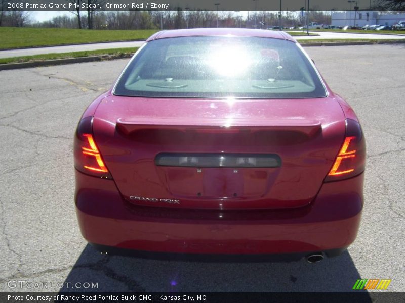 Crimson Red / Ebony 2008 Pontiac Grand Prix Sedan