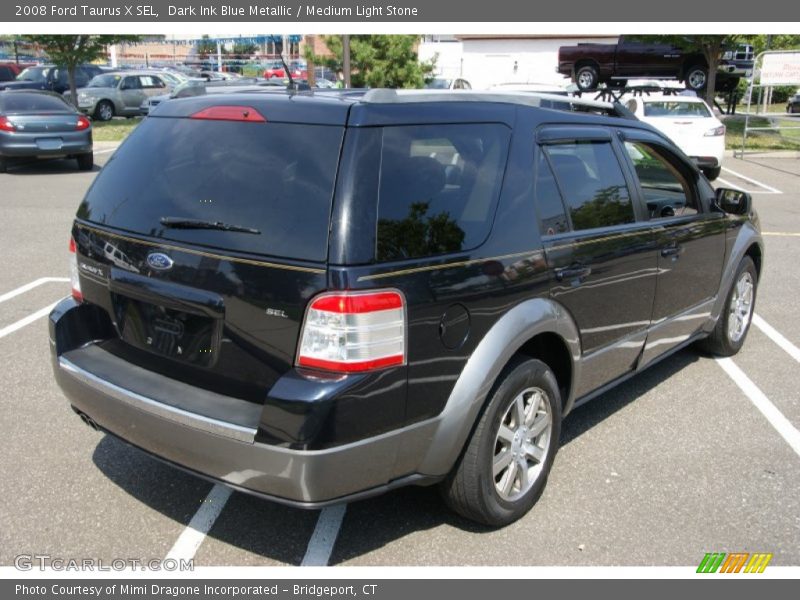 Dark Ink Blue Metallic / Medium Light Stone 2008 Ford Taurus X SEL