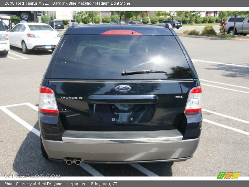 Dark Ink Blue Metallic / Medium Light Stone 2008 Ford Taurus X SEL