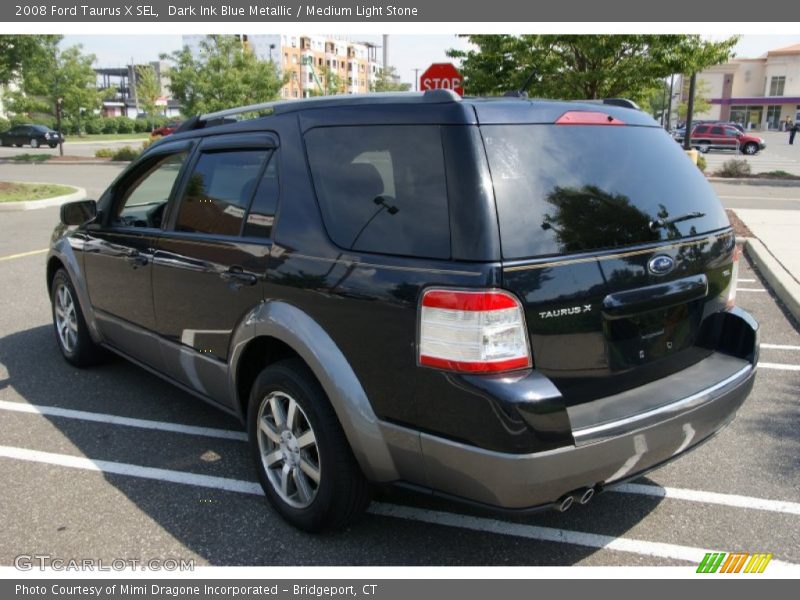 Dark Ink Blue Metallic / Medium Light Stone 2008 Ford Taurus X SEL