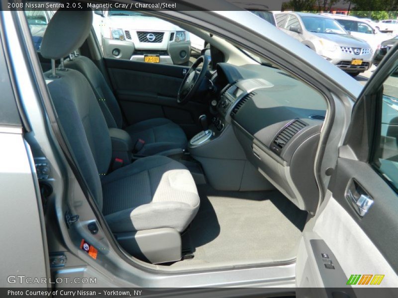 Magnetic Gray / Charcoal/Steel 2008 Nissan Sentra 2.0 S