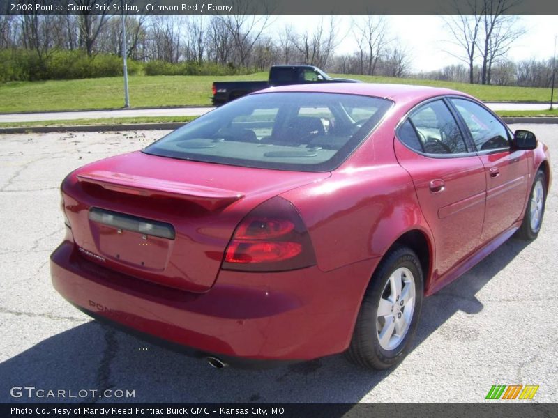 Crimson Red / Ebony 2008 Pontiac Grand Prix Sedan