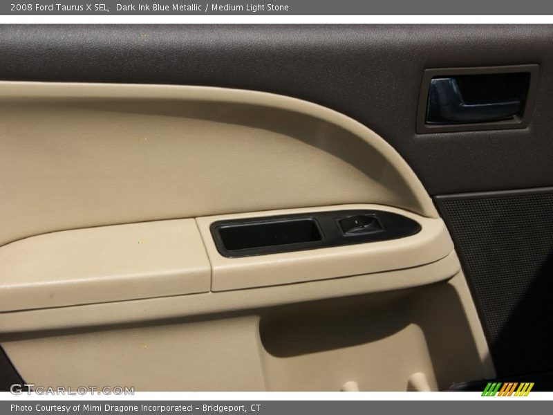 Dark Ink Blue Metallic / Medium Light Stone 2008 Ford Taurus X SEL