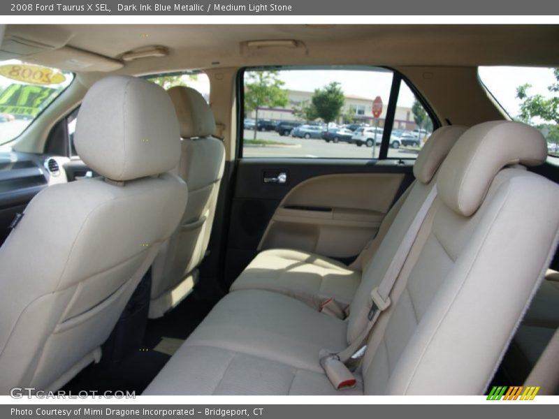 Dark Ink Blue Metallic / Medium Light Stone 2008 Ford Taurus X SEL