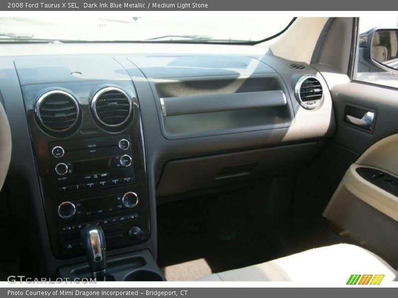 Dark Ink Blue Metallic / Medium Light Stone 2008 Ford Taurus X SEL