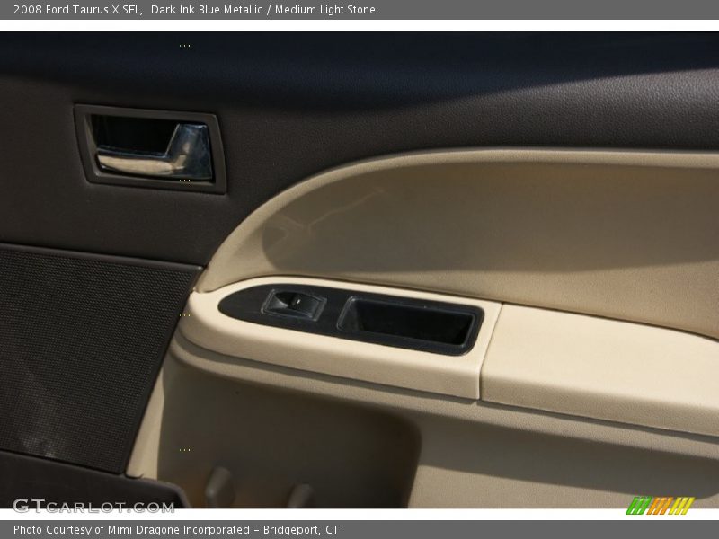 Dark Ink Blue Metallic / Medium Light Stone 2008 Ford Taurus X SEL