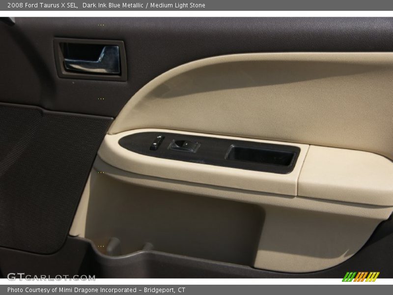 Dark Ink Blue Metallic / Medium Light Stone 2008 Ford Taurus X SEL