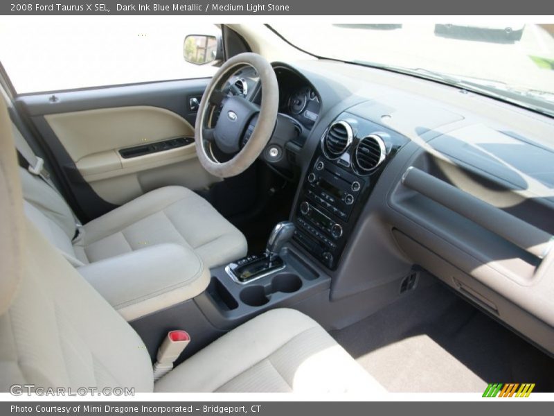 Dark Ink Blue Metallic / Medium Light Stone 2008 Ford Taurus X SEL