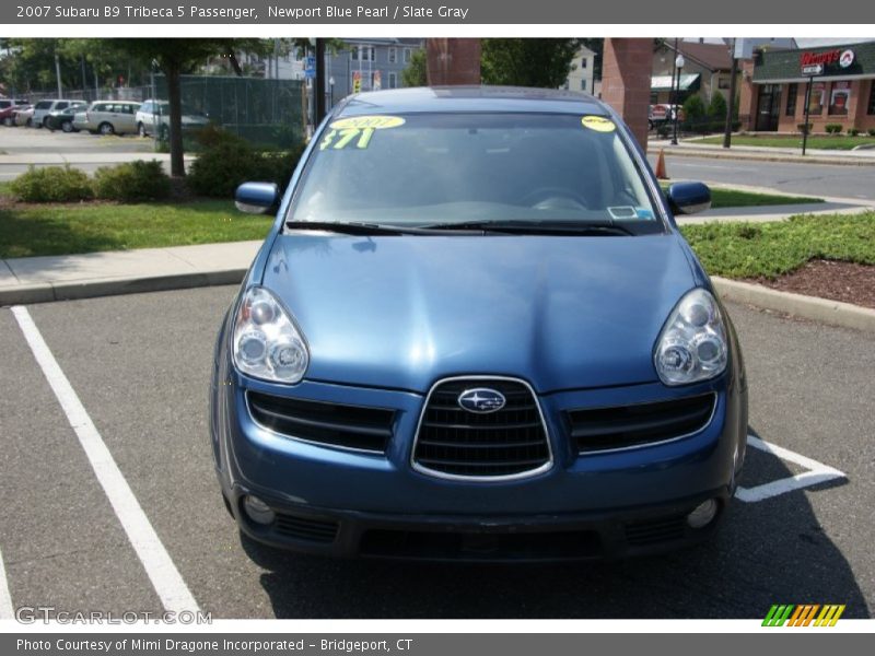Newport Blue Pearl / Slate Gray 2007 Subaru B9 Tribeca 5 Passenger