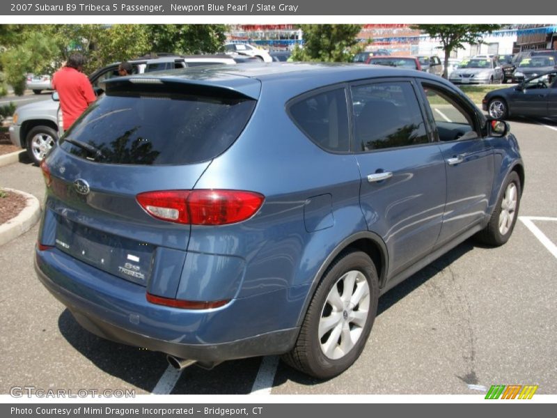 Newport Blue Pearl / Slate Gray 2007 Subaru B9 Tribeca 5 Passenger