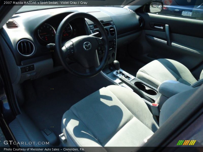 Gray Interior - 2007 MAZDA6 s Sport Sedan 