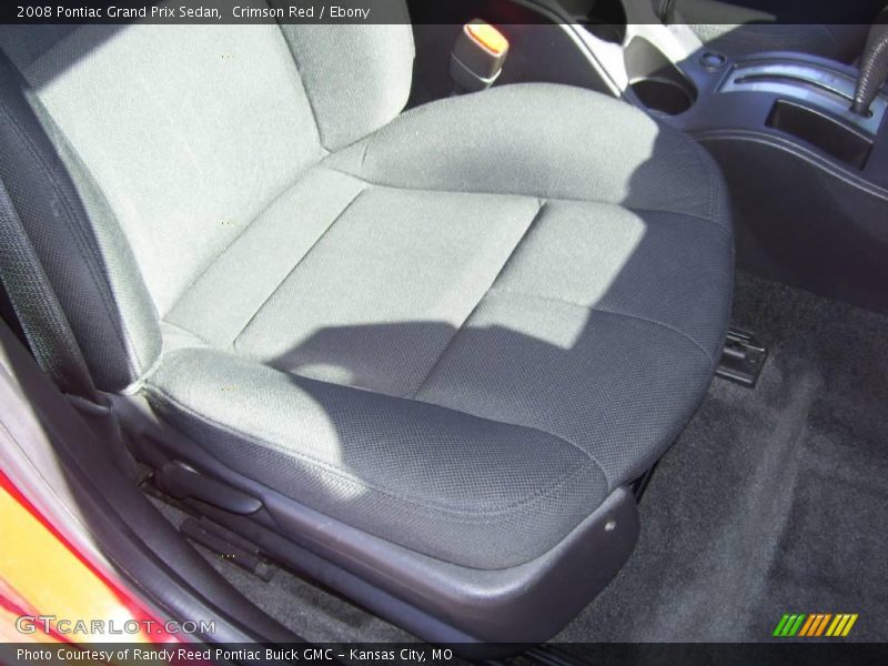 Crimson Red / Ebony 2008 Pontiac Grand Prix Sedan