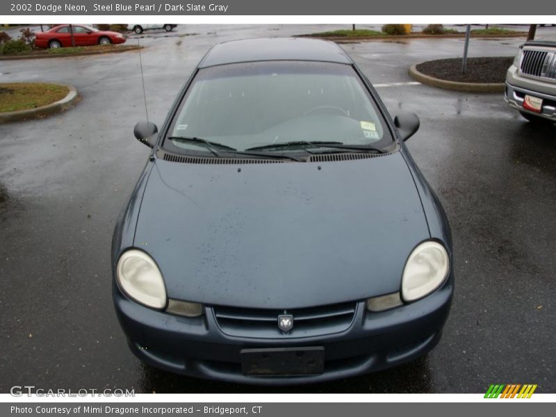 Steel Blue Pearl / Dark Slate Gray 2002 Dodge Neon