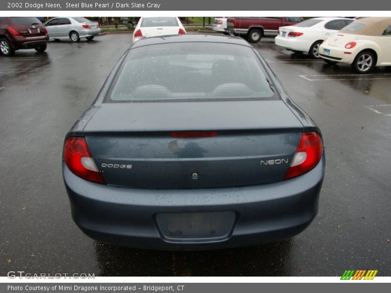 Steel Blue Pearl / Dark Slate Gray 2002 Dodge Neon
