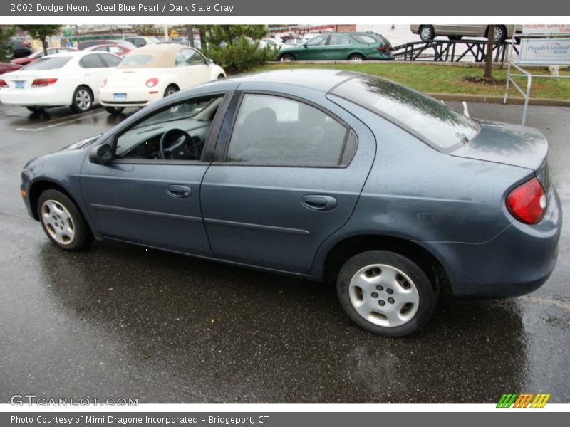 Steel Blue Pearl / Dark Slate Gray 2002 Dodge Neon