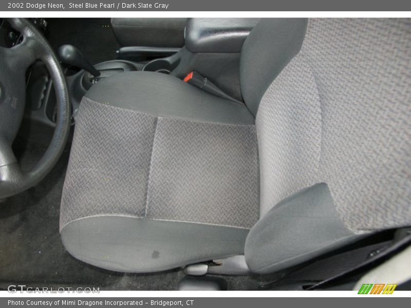 Steel Blue Pearl / Dark Slate Gray 2002 Dodge Neon