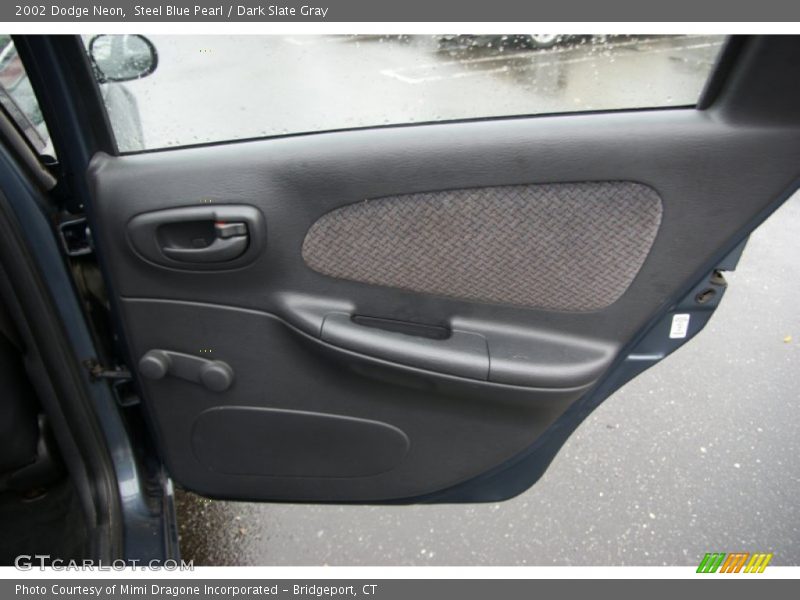 Steel Blue Pearl / Dark Slate Gray 2002 Dodge Neon