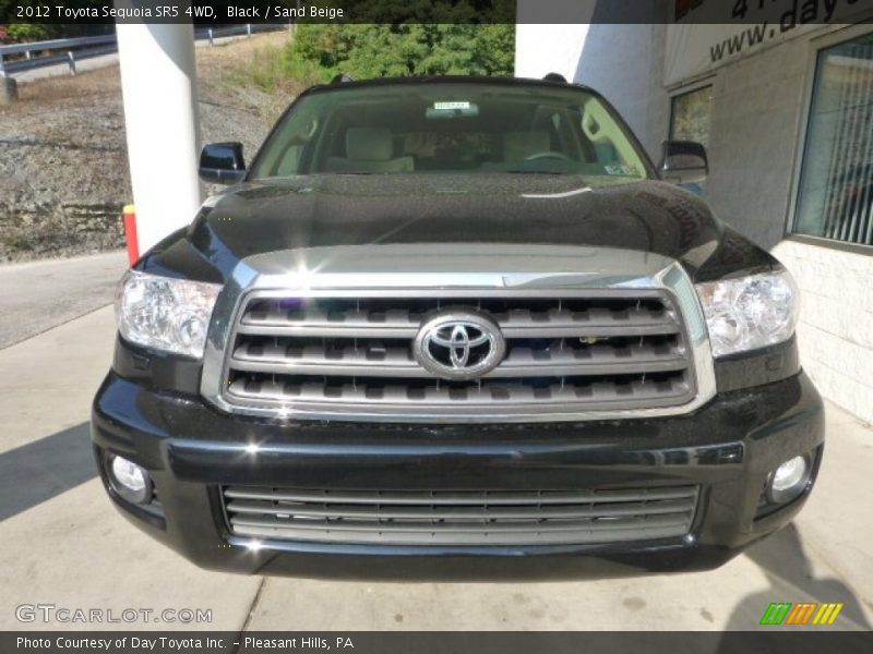 Black / Sand Beige 2012 Toyota Sequoia SR5 4WD