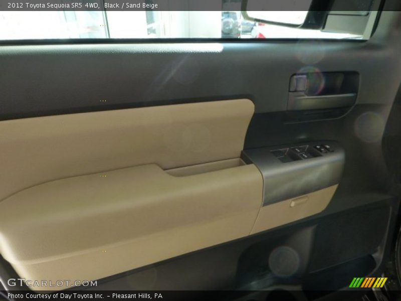 Black / Sand Beige 2012 Toyota Sequoia SR5 4WD