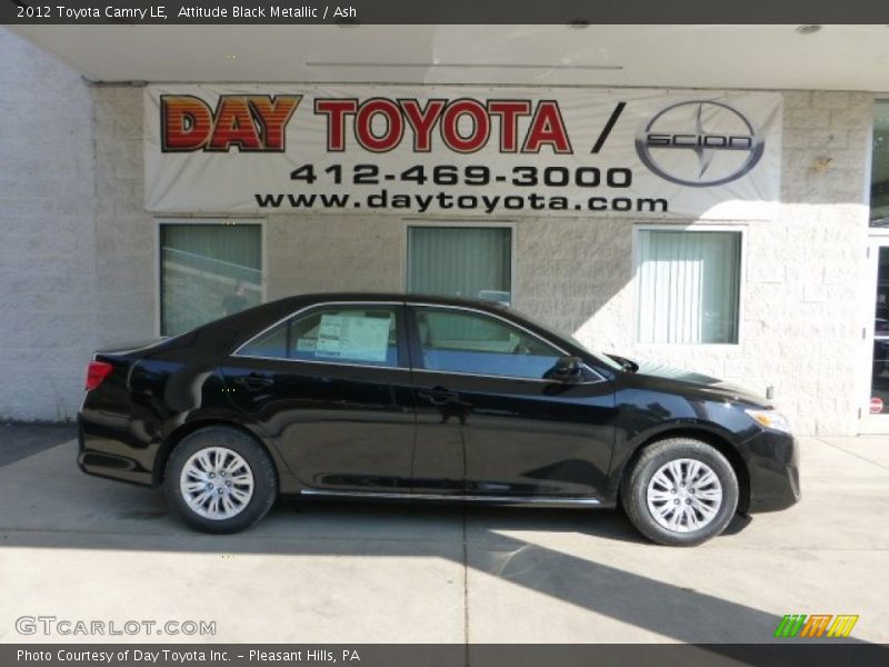Attitude Black Metallic / Ash 2012 Toyota Camry LE