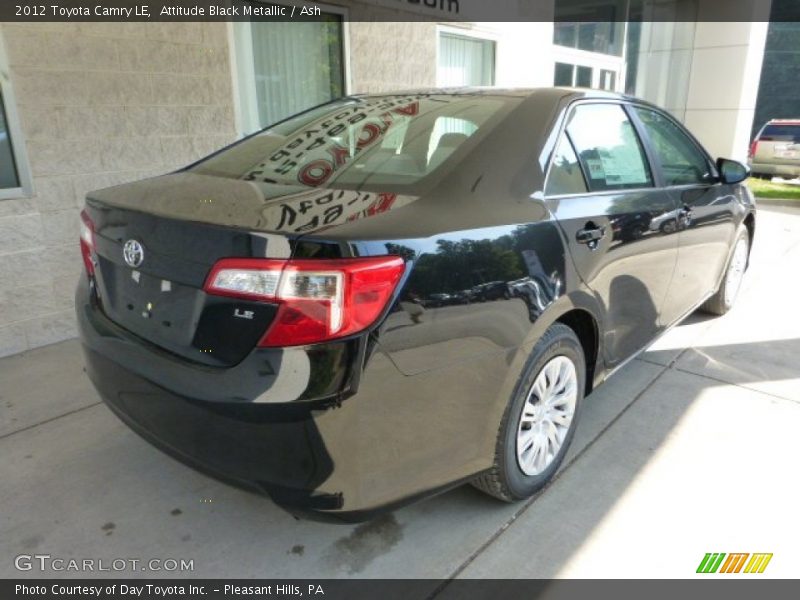 Attitude Black Metallic / Ash 2012 Toyota Camry LE