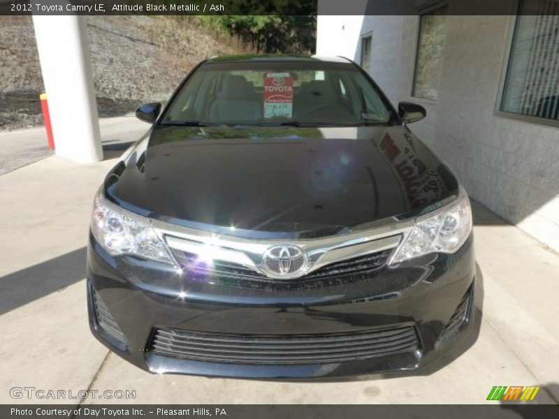 Attitude Black Metallic / Ash 2012 Toyota Camry LE