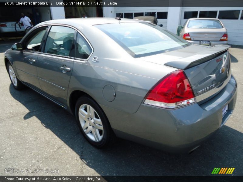 Dark Silver Metallic / Neutral Beige 2006 Chevrolet Impala LTZ