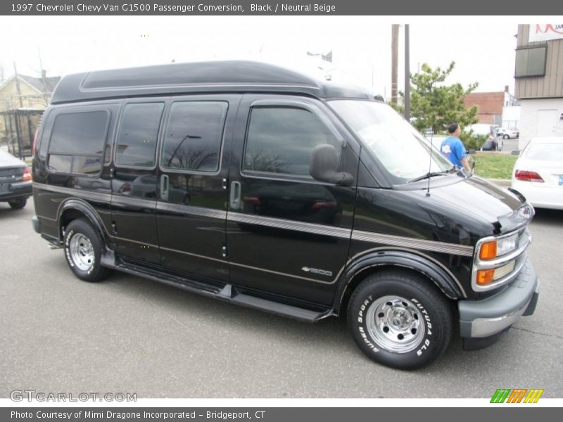 Black / Neutral Beige 1997 Chevrolet Chevy Van G1500 Passenger Conversion