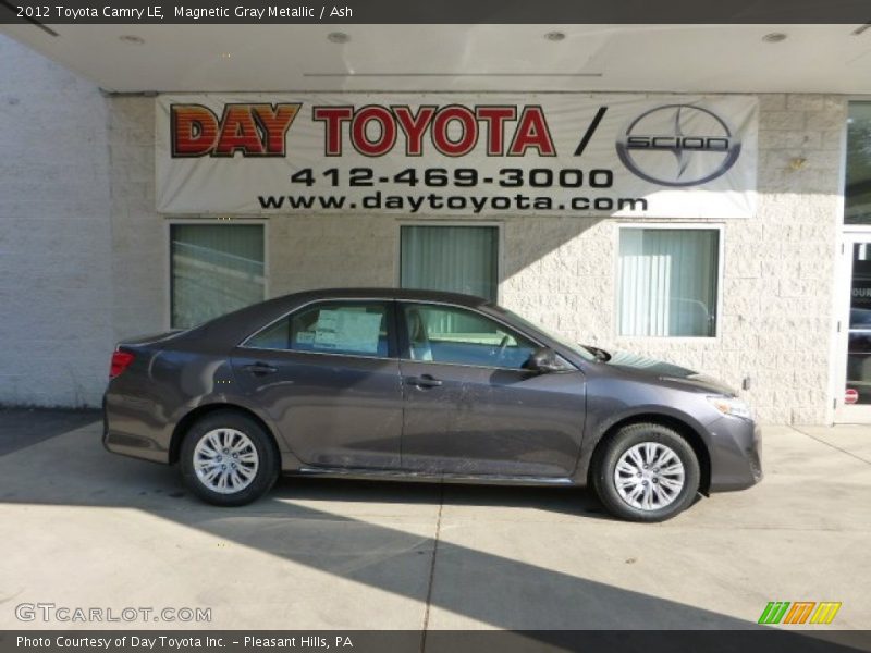 Magnetic Gray Metallic / Ash 2012 Toyota Camry LE
