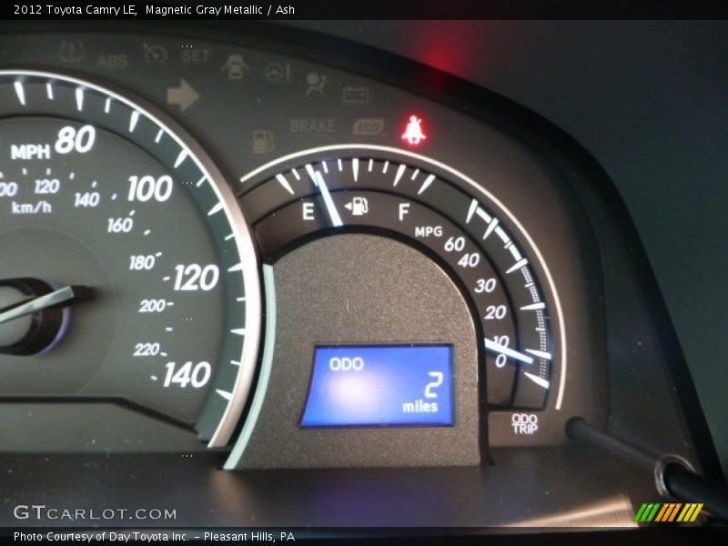 Magnetic Gray Metallic / Ash 2012 Toyota Camry LE