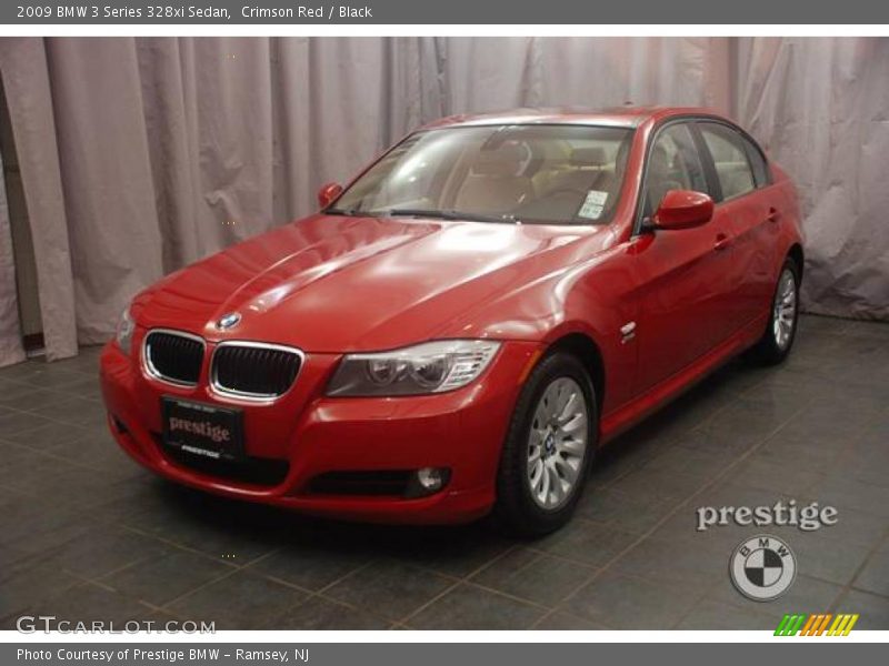Crimson Red / Black 2009 BMW 3 Series 328xi Sedan