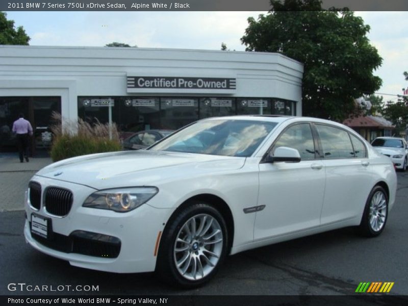 Alpine White / Black 2011 BMW 7 Series 750Li xDrive Sedan
