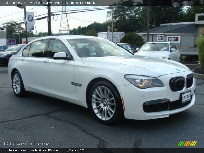 Alpine White / Black 2011 BMW 7 Series 750Li xDrive Sedan