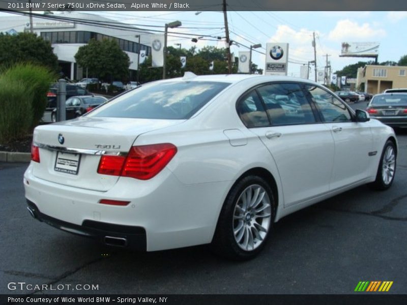 Alpine White / Black 2011 BMW 7 Series 750Li xDrive Sedan