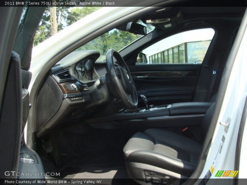 Alpine White / Black 2011 BMW 7 Series 750Li xDrive Sedan