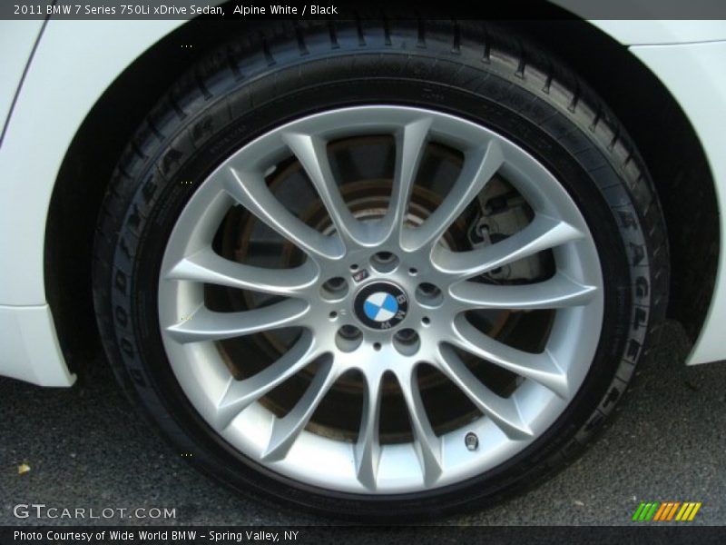 Alpine White / Black 2011 BMW 7 Series 750Li xDrive Sedan