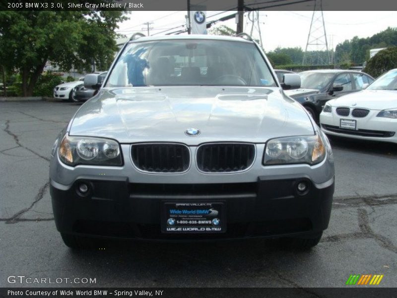 Silver Gray Metallic / Black 2005 BMW X3 3.0i