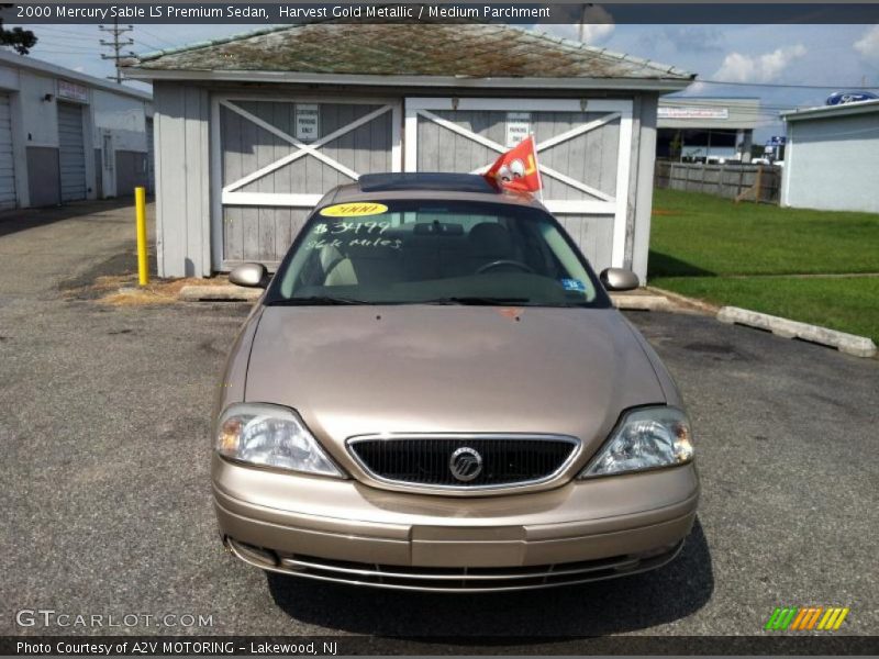 Harvest Gold Metallic / Medium Parchment 2000 Mercury Sable LS Premium Sedan