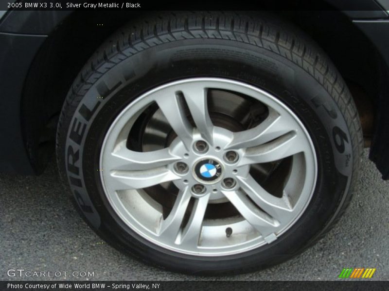 Silver Gray Metallic / Black 2005 BMW X3 3.0i