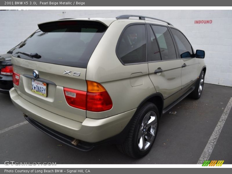 Pearl Beige Metallic / Beige 2001 BMW X5 3.0i